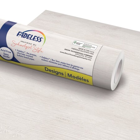 Fadeless Schoolgirl Style Bulletin Board Paper, 48in. x 50ft. Roll, Southern Belle Shiplap P0040055